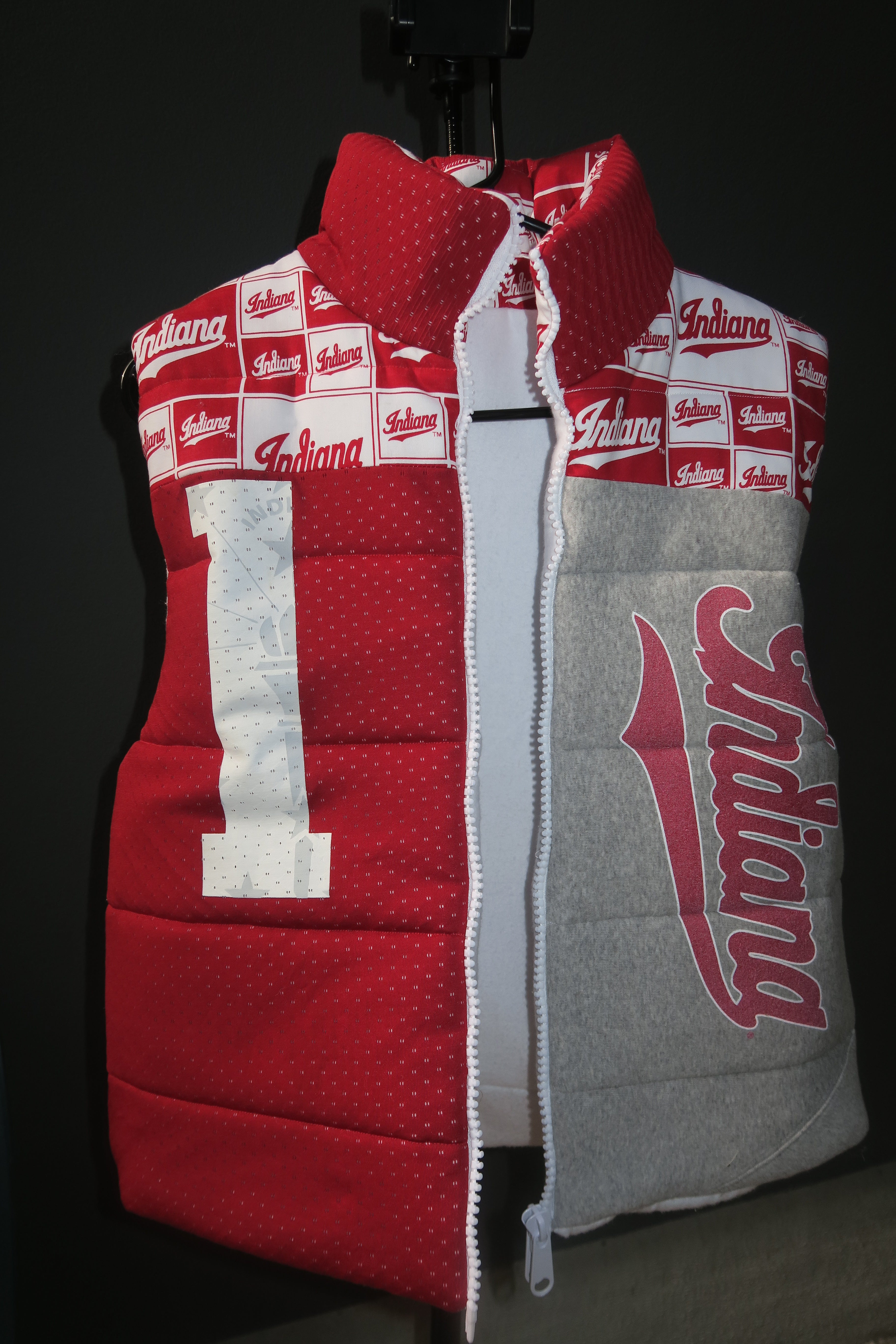 Custom Sports Jersey Puffer Vest - Made to Order!