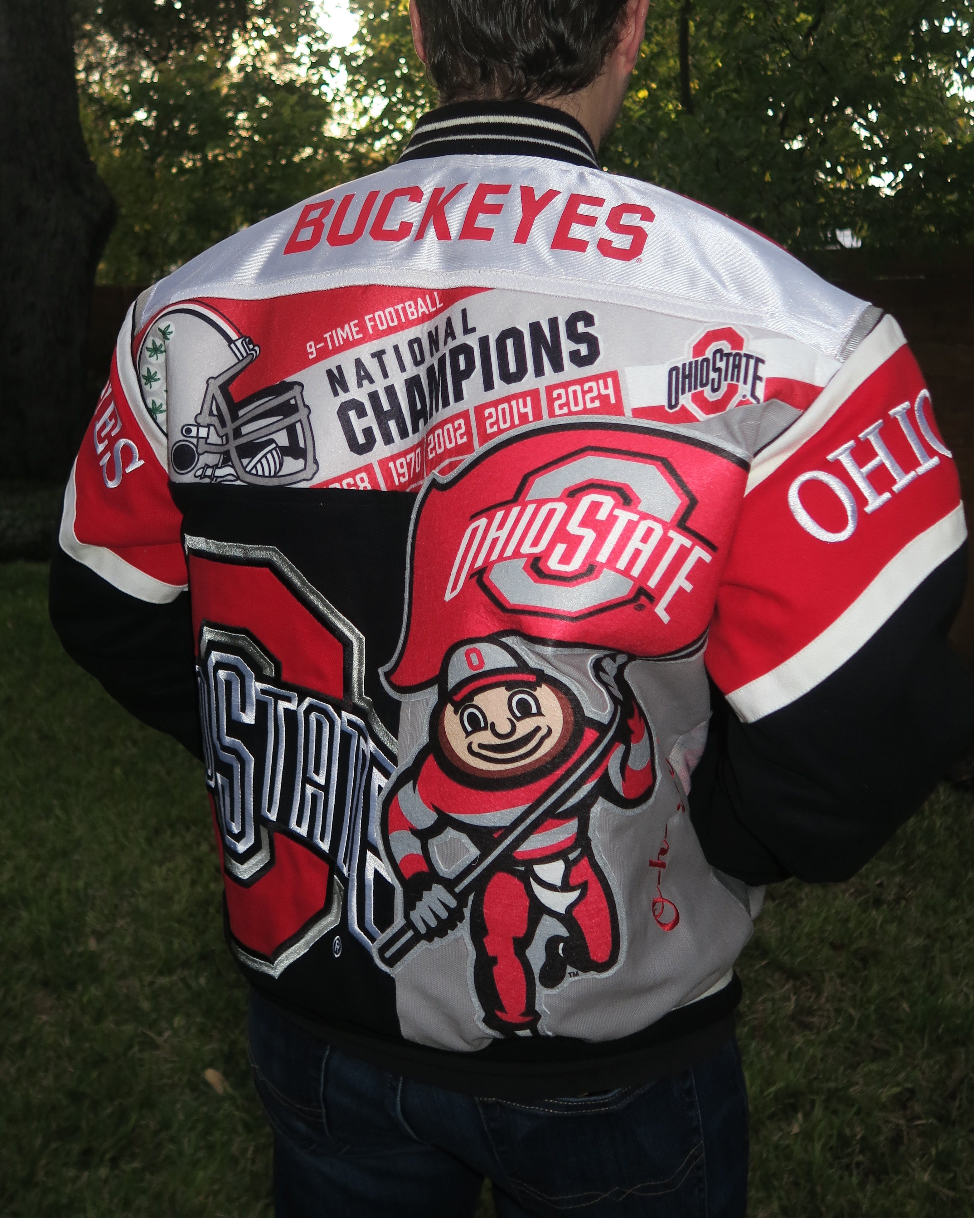 Custom Patchwork Bomber Jacket