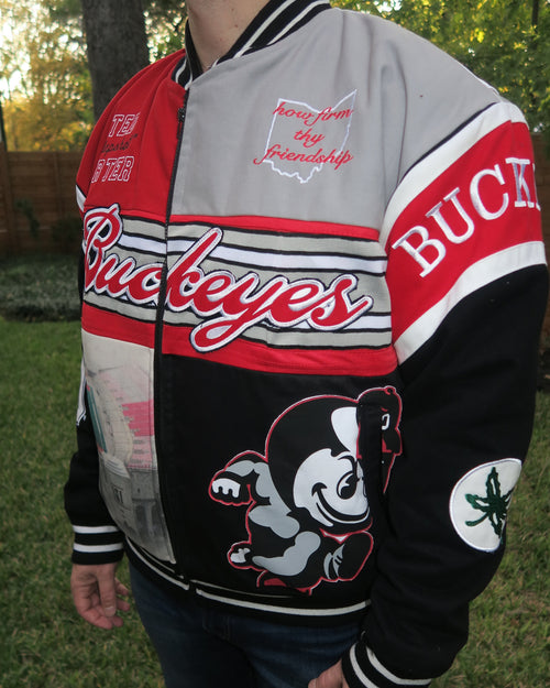 Custom Patchwork Bomber Jacket