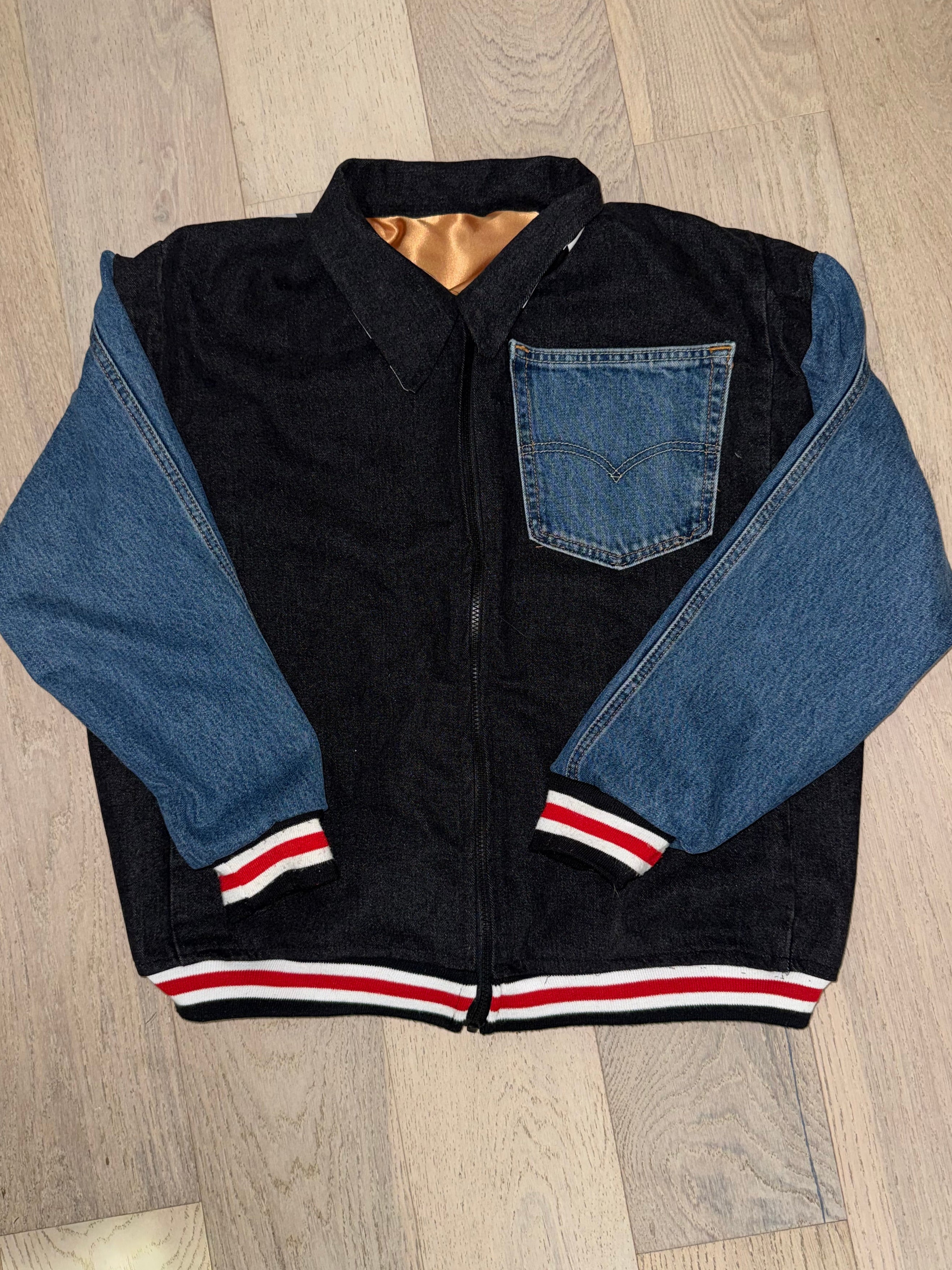 Custom Denim Bomber