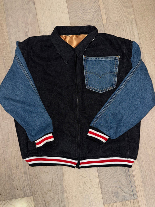 Custom Denim Bomber