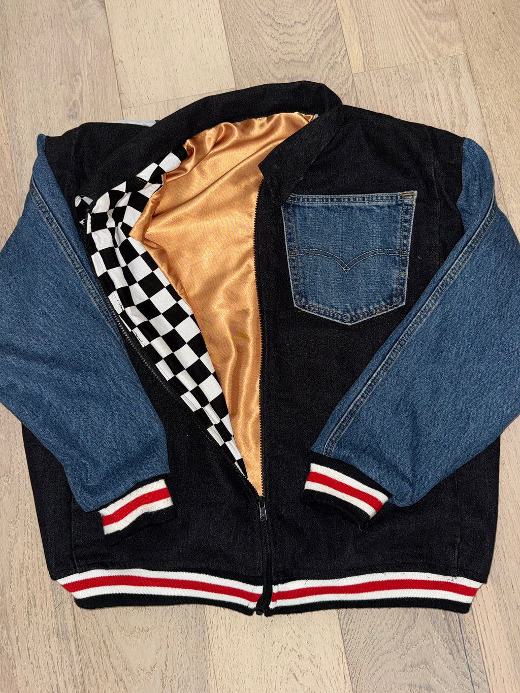 Custom Denim Bomber